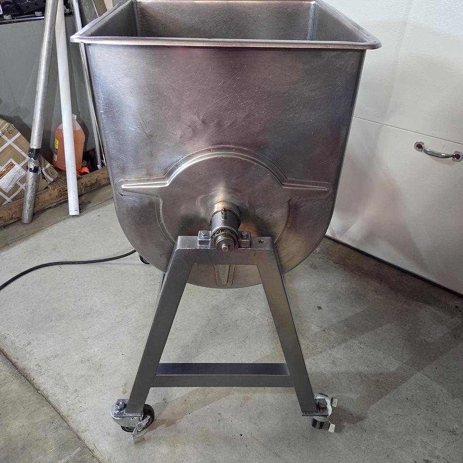 Used LELAND HD100DA Food and Meat Commercial MIXER 100 LB Double Action