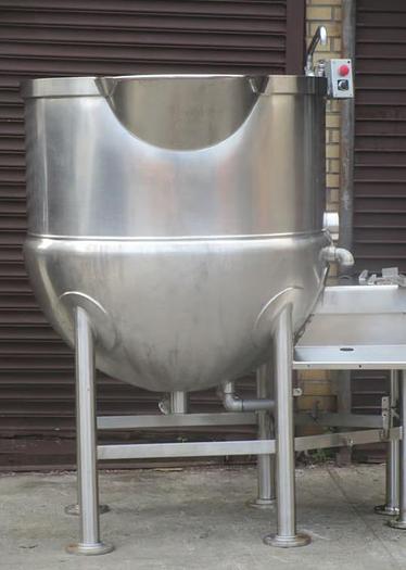 Used CLEVELAND JC PARDO HA-MKDL-200CC 200 Gallon Kettle with Scraper Agitator