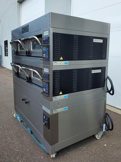 Used MORETTI FORNI Stone Hearth Double Pizza and Bakery Oven with PROOFER