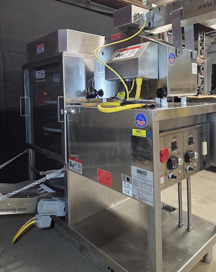 Used BE&SCO BETA 900 E Electric Tortilla Press and Oven Combo