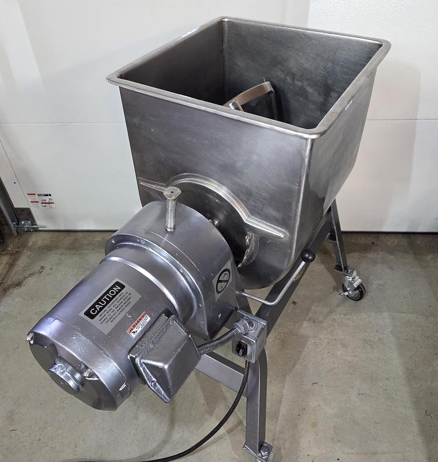 Used LELAND HD100DA Food and Meat Commercial MIXER 100 LB Double Action