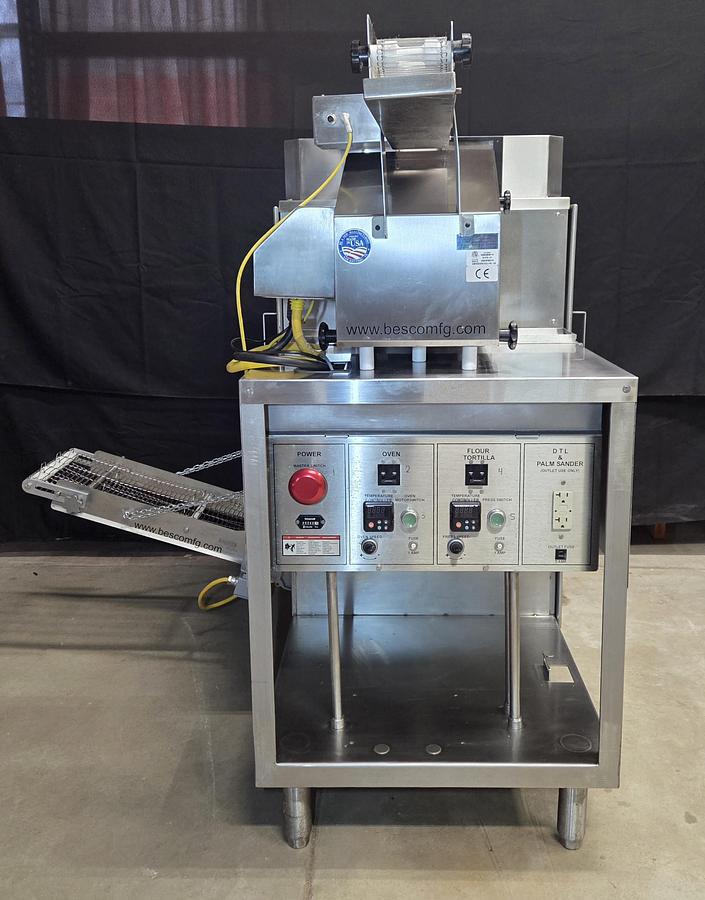 Used BE&SCO BETA 900 E Electric Tortilla Press and Oven Combo