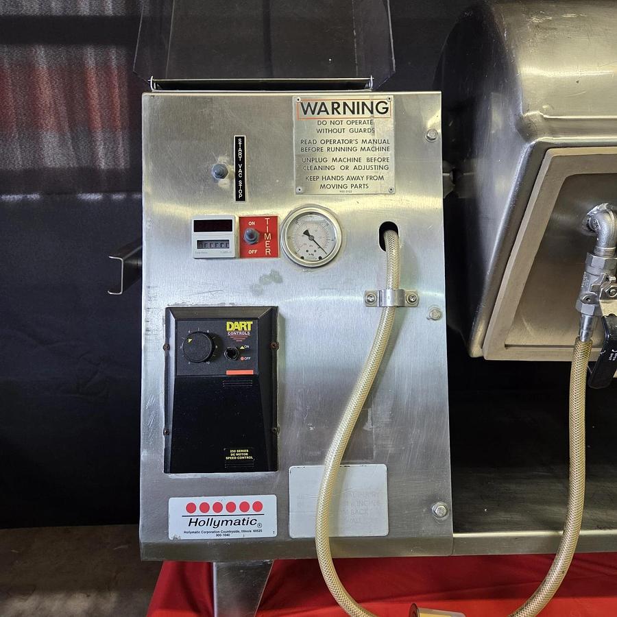 Used HOLLYMATIC HVT50 Vacuum Tumbler 50 LB