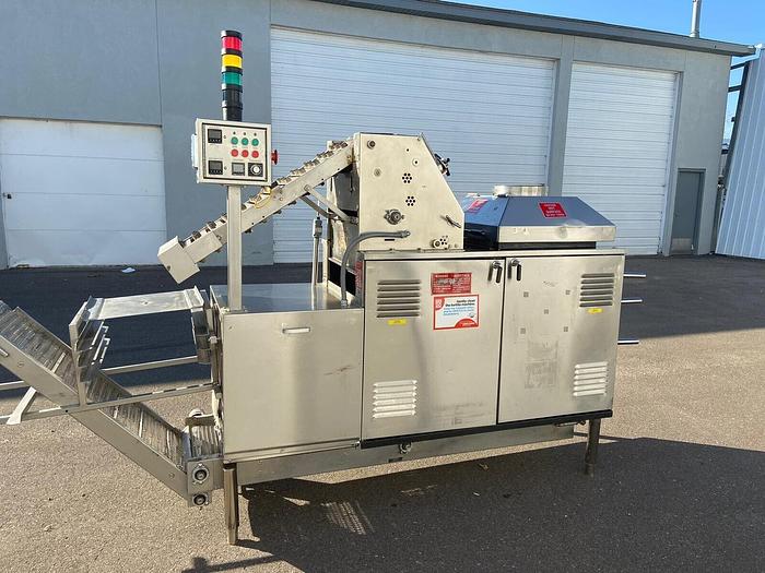 Used SUPERIOR FLOUR TORTILLA MACHINE PRESS and OVEN COMBO w BUILT-IN Conveyor