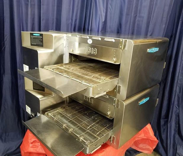 Used Very Nice DOUBLE TurboChef HHC 1618 Ventless Conveyor Pizza Oven 1 PHASE Lincoln