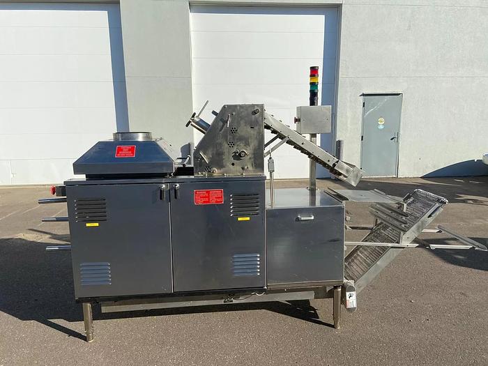 Used SUPERIOR FLOUR TORTILLA MACHINE PRESS and OVEN COMBO w BUILT-IN Conveyor besco