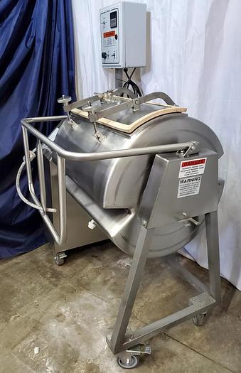 Used DANIELS DVTS-200 Meat Vacuum Tumbler Marinator 200 LB