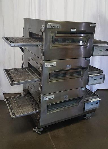 Used LINCOLN Impinger 1132 Electric Triple Conveyor Oven