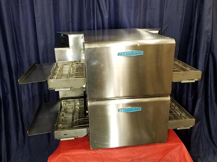 Used Very Nice DOUBLE TurboChef HHC 1618 Ventless Conveyor Pizza Oven 1 PHASE Lincoln