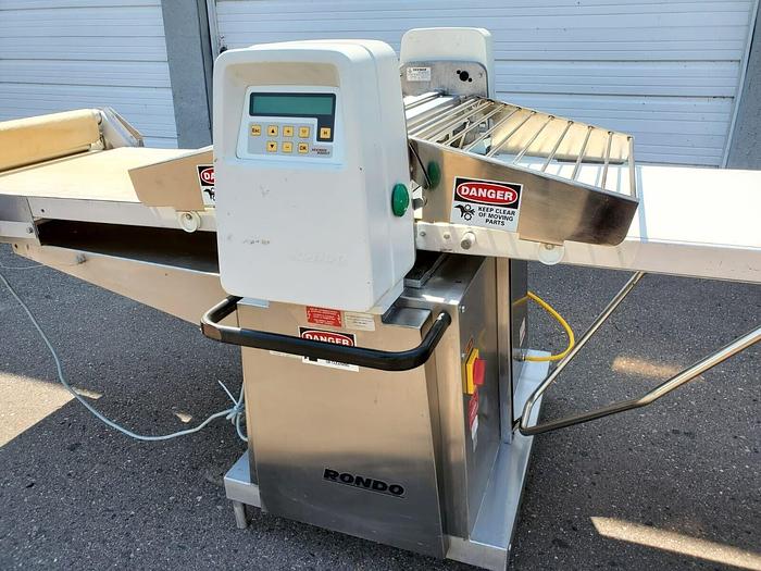 Used Very Nice RONDO Compas DOUGH SHEETER ROLLER with Automatic Dough Reeler