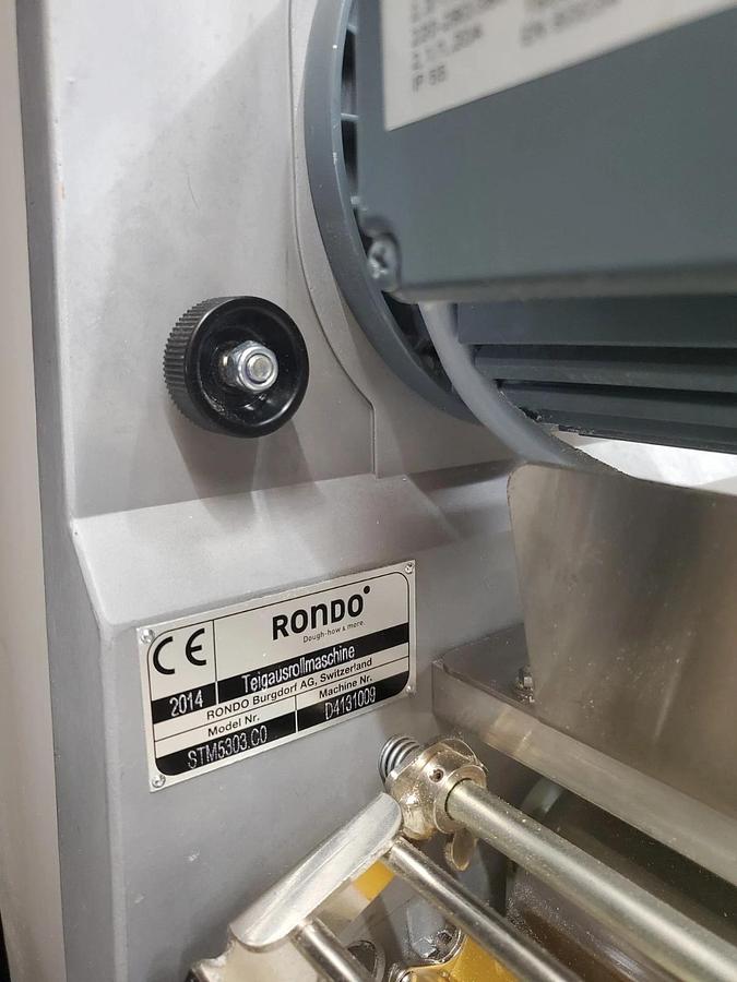 Used RONDO STM5303 CO DOUGH SHEETER ROLLER