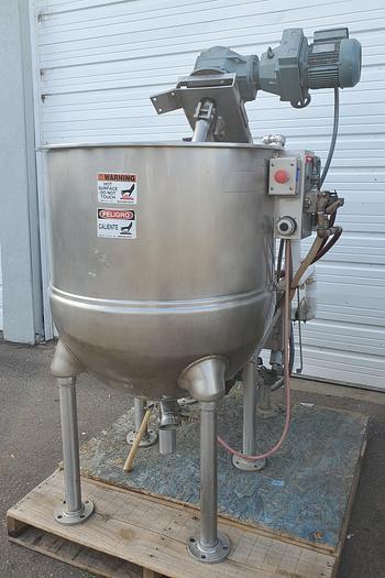 Used CapKold Water Jet Sous Vide Cooker Chiller and 2 GROEN INA/2-100 Kettles