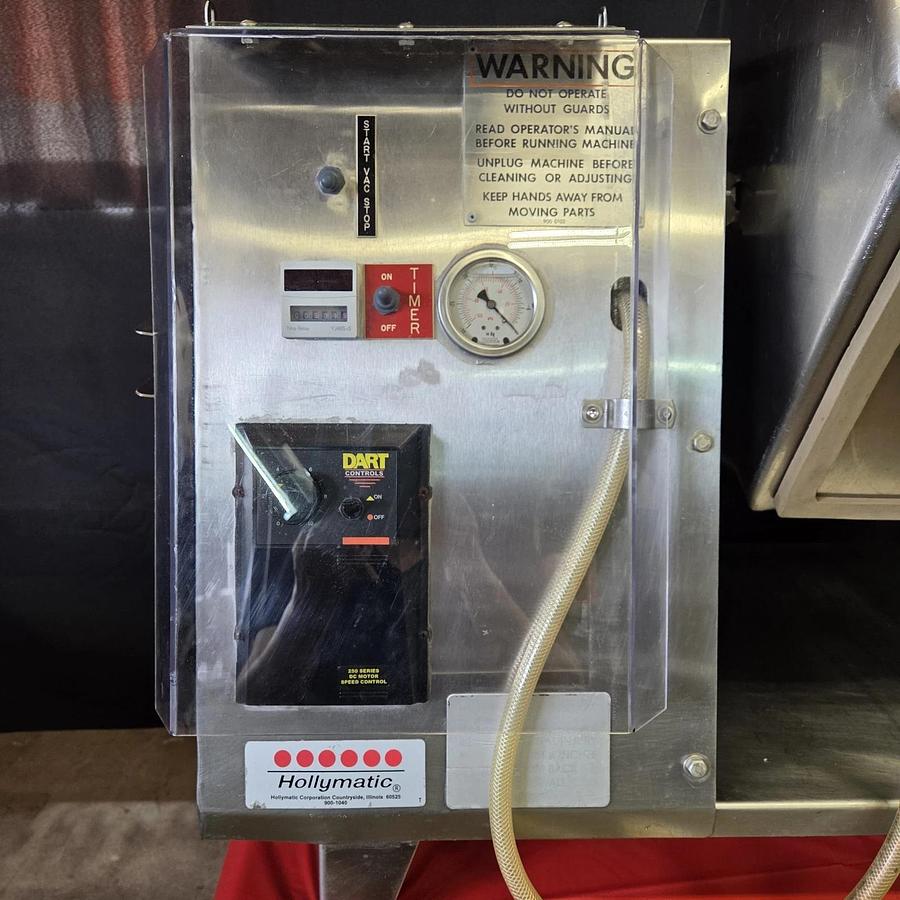 Used HOLLYMATIC HVT50 Vacuum Tumbler 50 LB