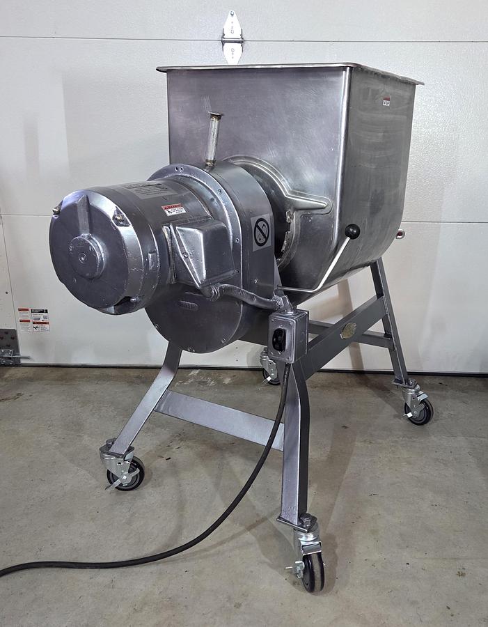 Used LELAND HD100DA Food and Meat Commercial MIXER 100 LB Double Action