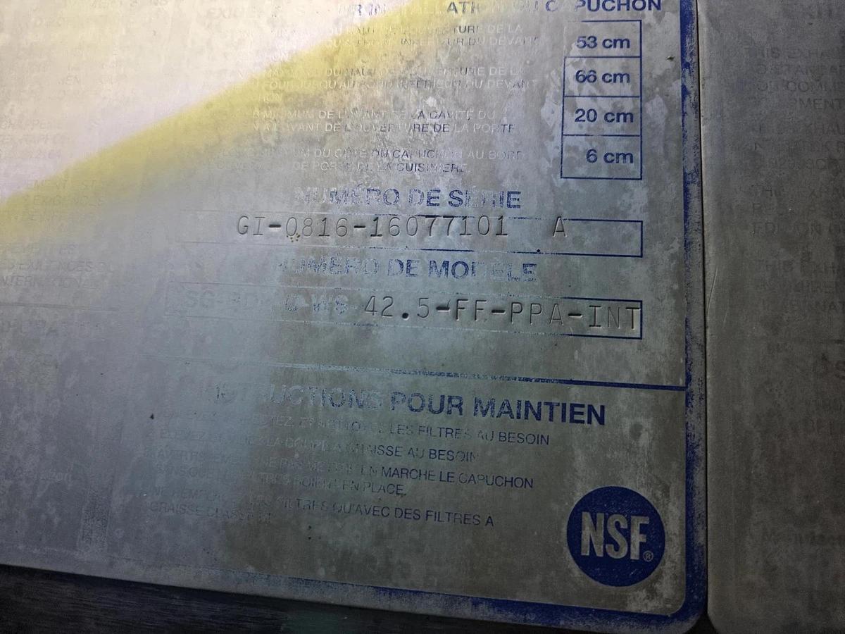 Used WoodStone BISTRO 4343 Gas Stone Hearth Pizza Oven WITH HOOD