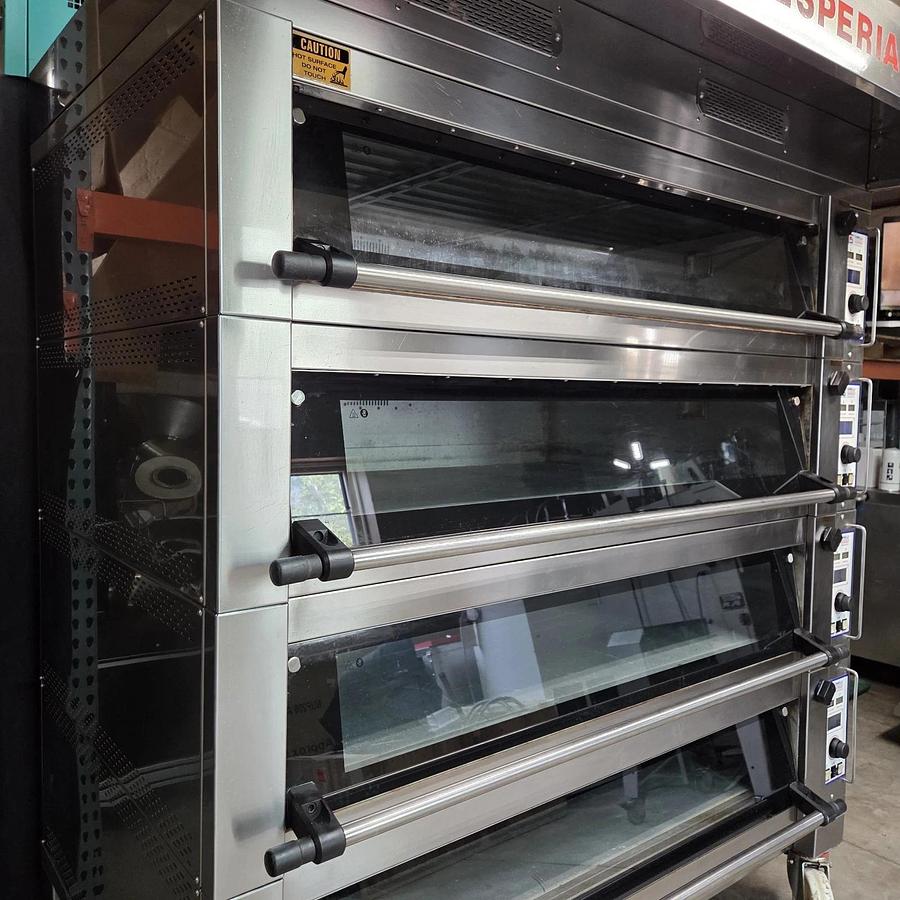 Used CINELLI ESPERIA CG/E 4 Deck Bakery and Pizza Oven With STEAM