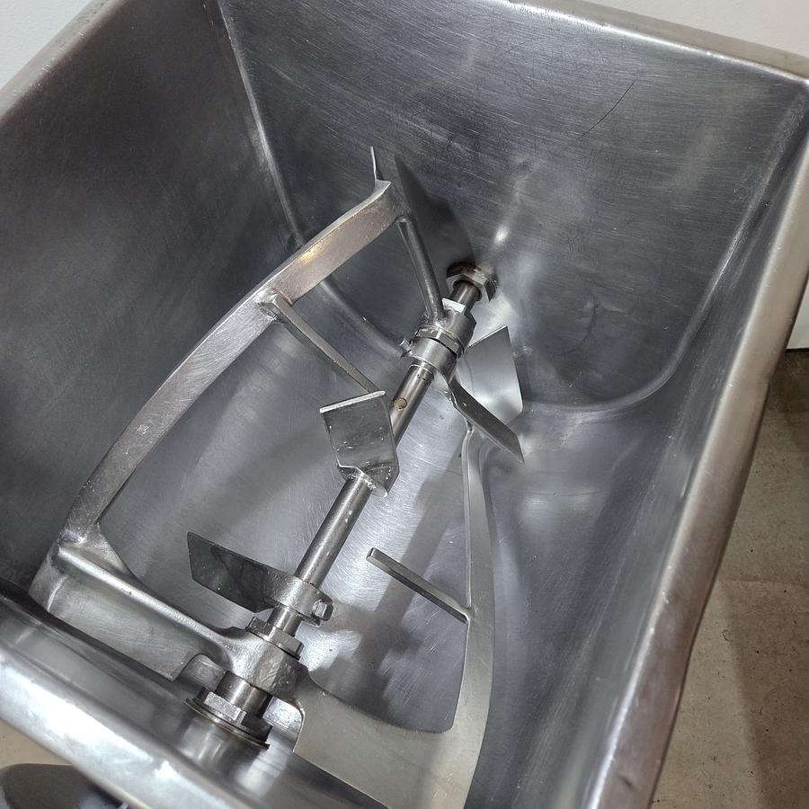 Used LELAND HD100DA Food and Meat Commercial MIXER 100 LB Double Action