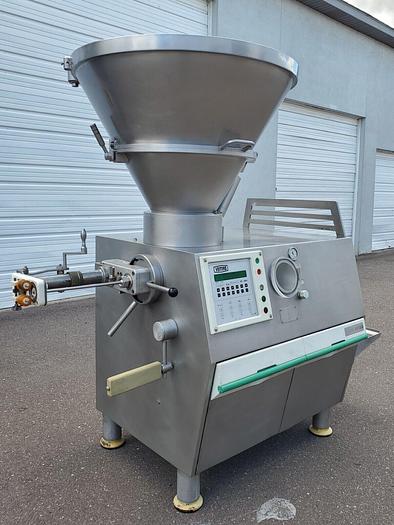 Used Reiser VEMAG HP10S Double Screw Vacuum Sausage Stuffer Extruder