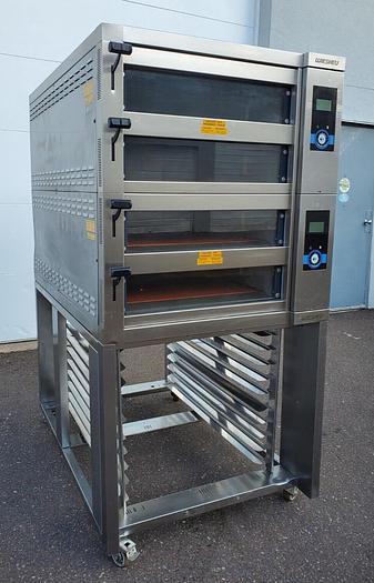 Used WIESHEU EBO68L 4 Deck BAKERY Oven With Steam Injection