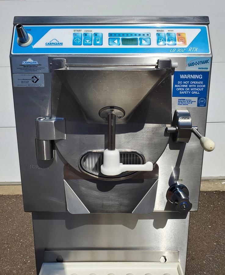 Used CARPIGIANI LB302 RTX-G Ice Cream Gelato BATCH FREEZER 15 Quarts VERY NICE UNIT