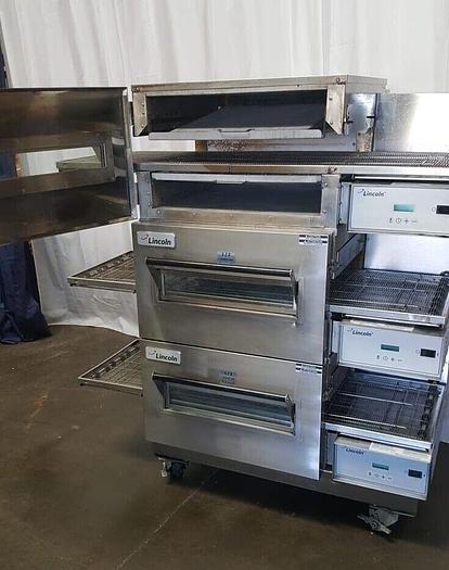Used LINCOLN Impinger 1132 Electric Triple Conveyor Oven