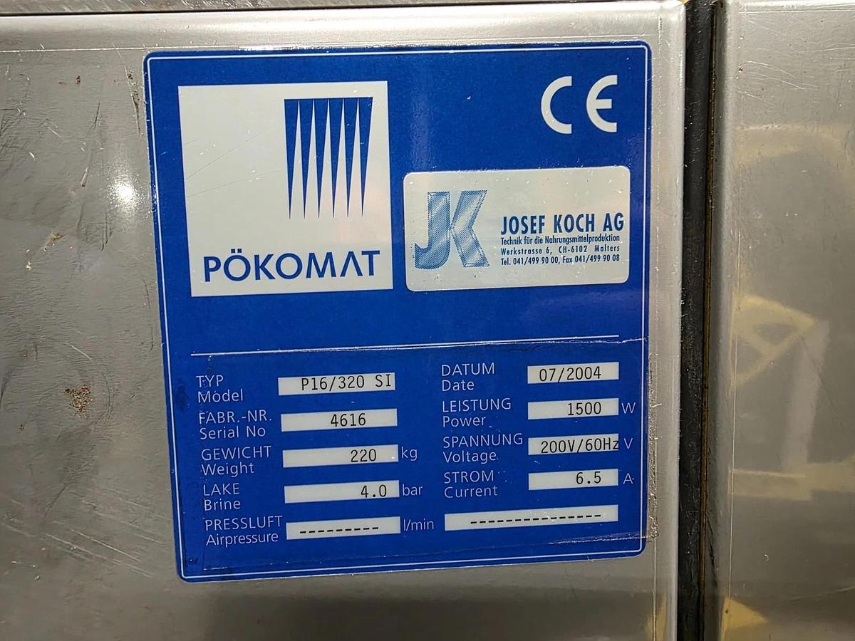 Used POKOMAT P16 / 320 Pickling Brine Injector Meat Tenderizer