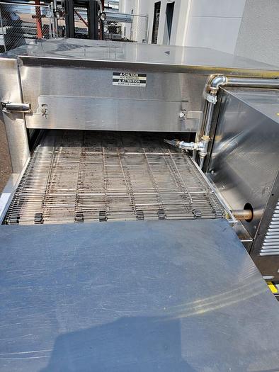 Used LINCOLN 1116 Natural GAS Conveyor Pizza DOUBLE Oven 18" wide BELT