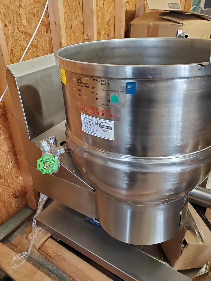 NEW unused GROEN Tilting Steam KETTLE DHT/20 Natural Gas 20 Gallons