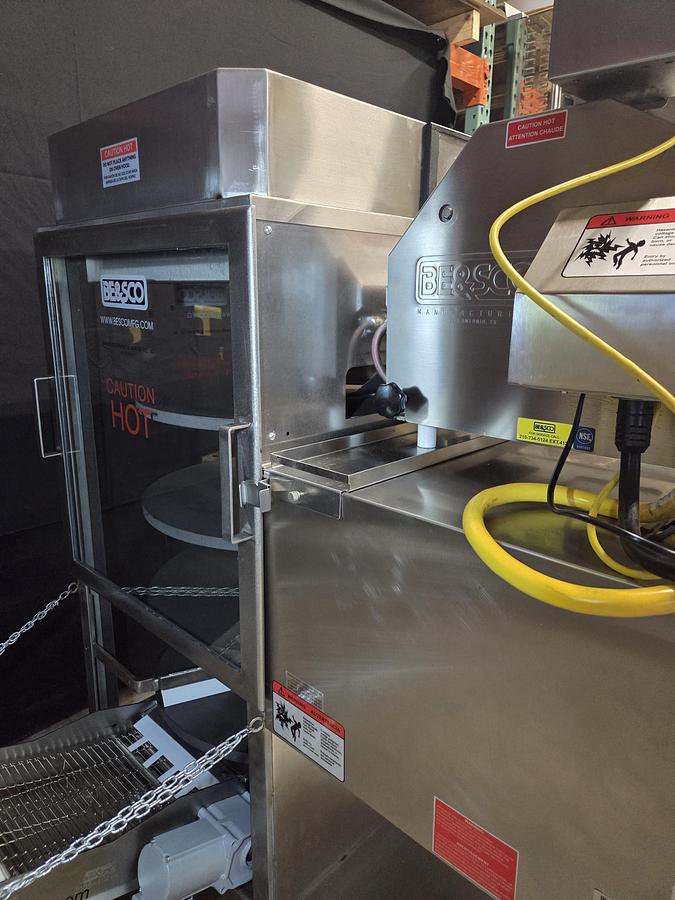 Used BE&SCO BETA 900 E Electric Tortilla Press and Oven Combo