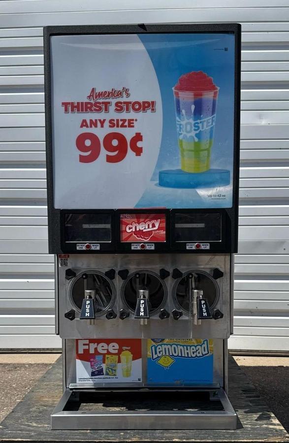 Used 3 Flavor ICEE FROZEN BEVERAGE and SLUSHY DISPENSER