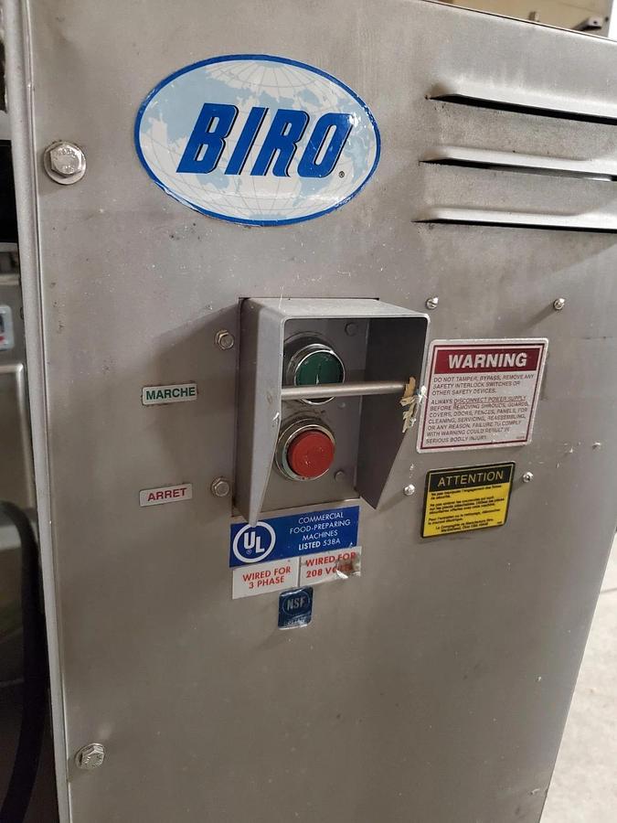 Used BIRO FBC4800 Frozen Meat Block Chipper