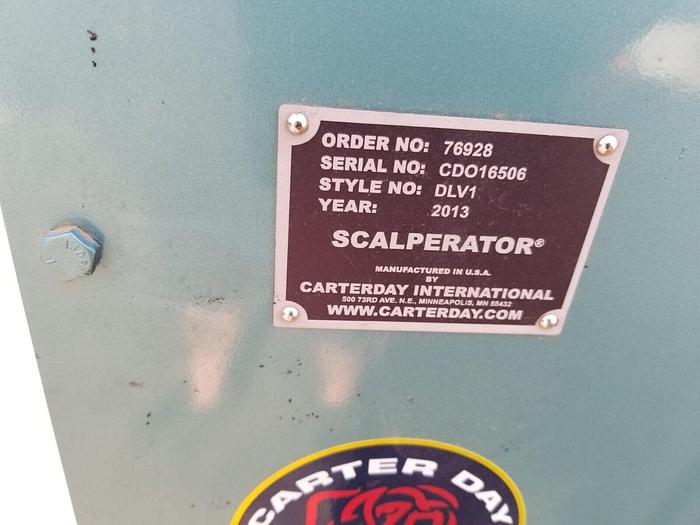 Used CARTER DAY Scalperator Grain Cleaner Corn Coffee Bean Agricultural Separator