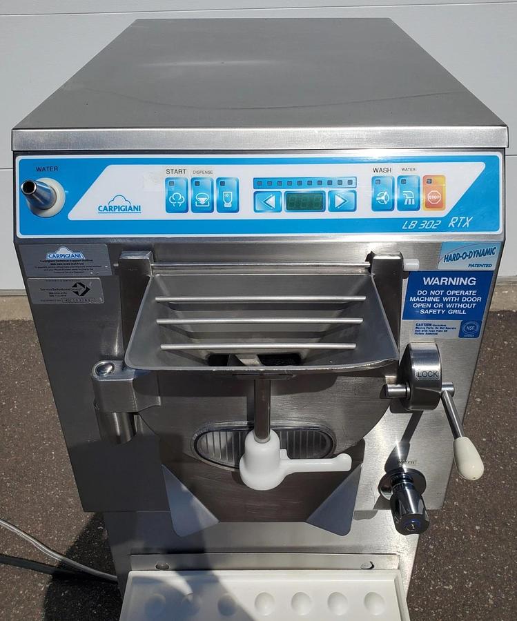 Used CARPIGIANI LB302 RTX-G Ice Cream Gelato BATCH FREEZER 15 Quarts VERY NICE UNIT