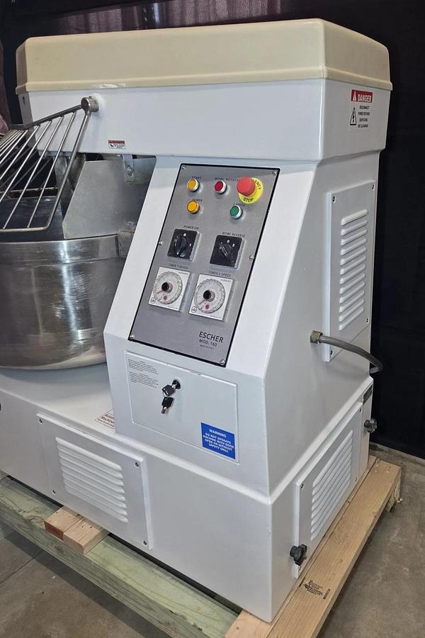 Used ESCHER 160 QUARTS Spiral Dough Mixer