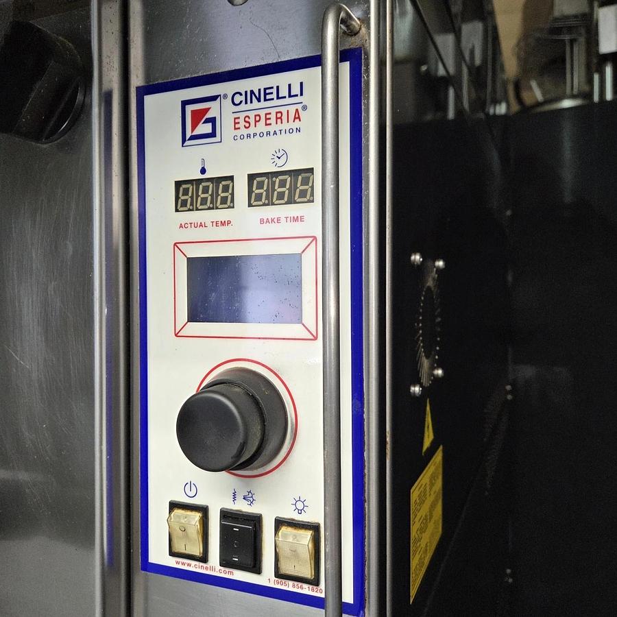 Used CINELLI ESPERIA CG/E 4 Deck Bakery and Pizza Oven With STEAM