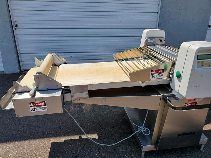 Used Very Nice RONDO Compas DOUGH SHEETER ROLLER with Automatic Dough Reeler