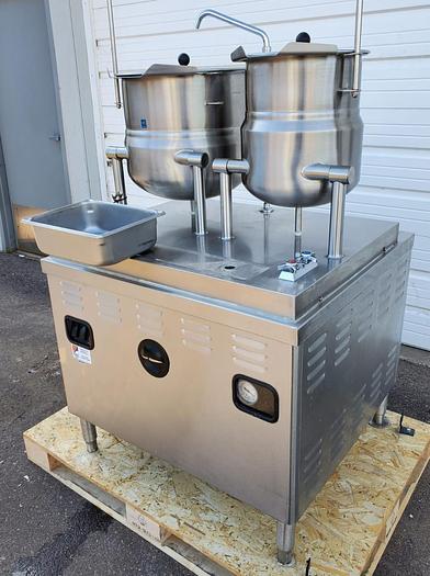 Used CROWN DOUBLE tilting Steam Kettle DC-10 and DC-6 10