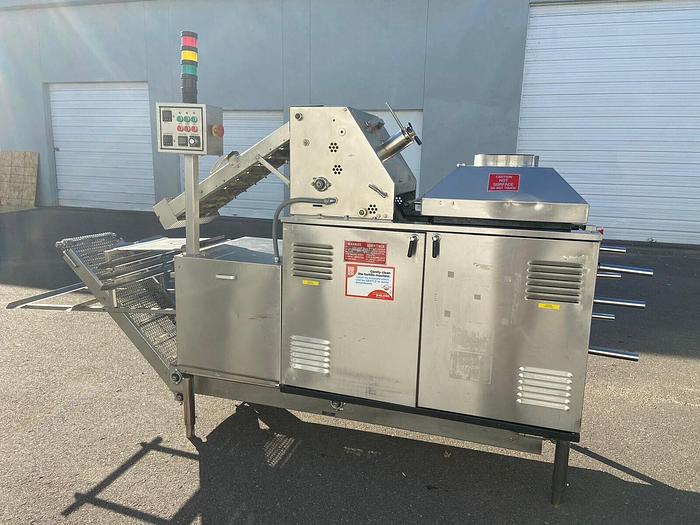 Used SUPERIOR FLOUR TORTILLA MACHINE PRESS and OVEN COMBO w BUILT-IN Conveyor