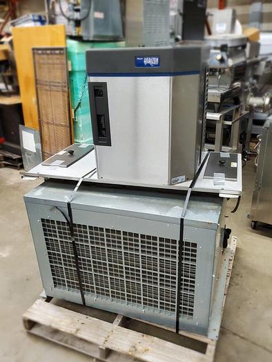 Used FOLLETT 1000 LB Chewblet Ice Maker + FOLLETT 700LB Ice Storage Bin + Condenser