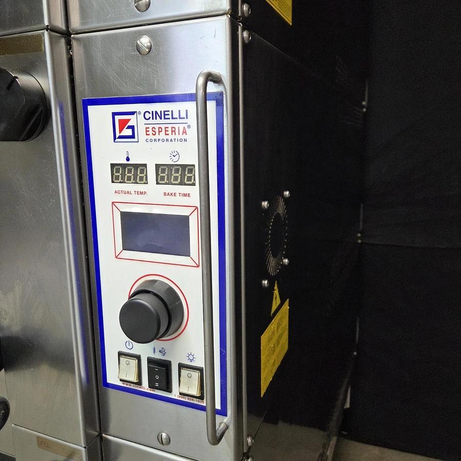 Used CINELLI ESPERIA CG/E 4 Deck Bakery and Pizza Oven With STEAM