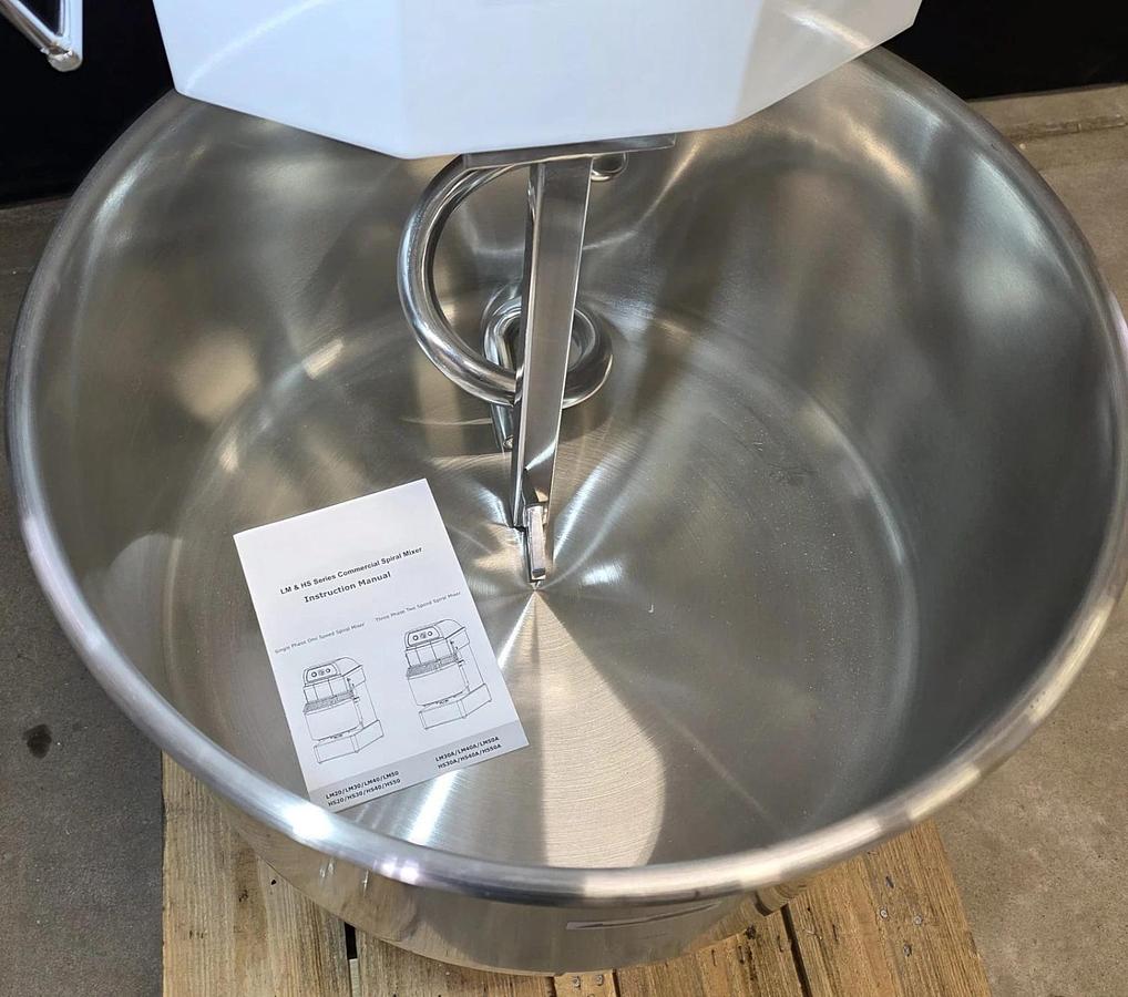 EURODIB LM-50 50 qt Spiral Dough Mixer ETL >Scratch and Dent Unit<
