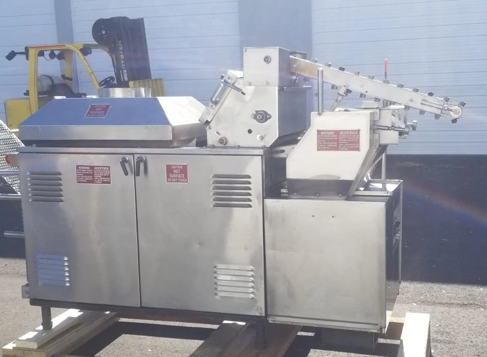 Used SUPERIOR FLOUR TORTILLA MACHINE PRESS and OVEN COMBO w BUILT-IN Conveyor