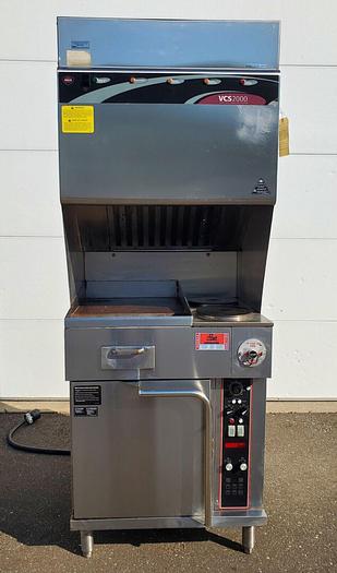 Used WELLS WVOC-2HFG Ventless Exhaust Range w/ Oven, Griddle & Hot Plates