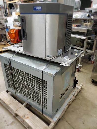 Used FOLLETT 1000 LB Chewblet Ice Maker + FOLLETT 700LB Ice Storage Bin + Condenser