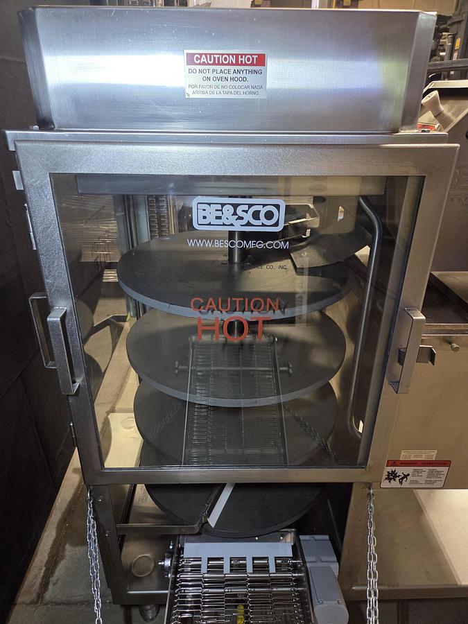 Used BE&SCO BETA 900 E Electric Tortilla Press and Oven Combo