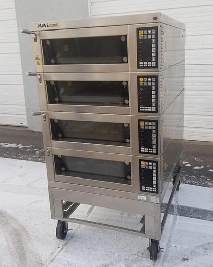 Used Very Nice MIWE CONDO 4 DECK BAKERY PIZZA BREAD OVEN CO 4.0608