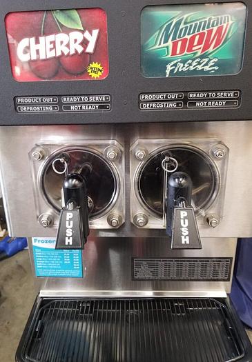 Used FBD 772 Multi Flavor FROZEN Beverage Slushy and Drink DISPENSER
