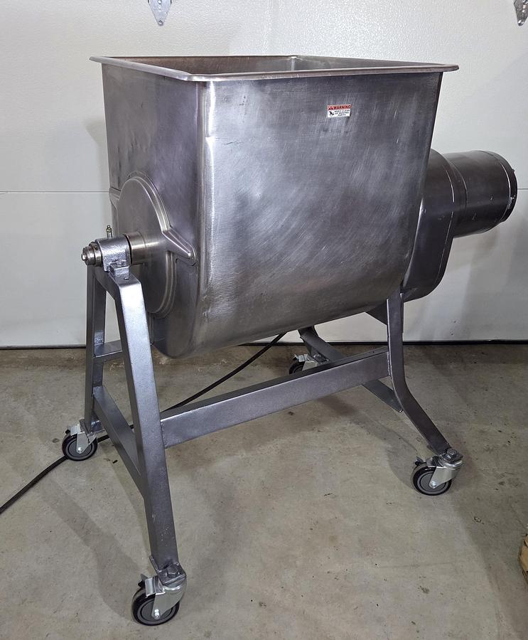 Used LELAND HD100DA Food and Meat Commercial MIXER 100 LB Double Action