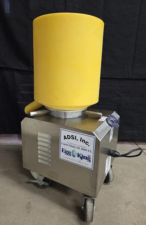 Used ADSI Centri-Matic III by Egg King AUTOMATED EGG CRAKER