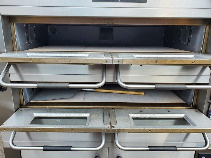 Used MORETTI FORNI Stone Hearth Double Pizza and Bakery Oven with PROOFER